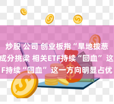 炒股 公司 创业板指“旱地拔葱”！两大权重成分挑梁 相关ETF持续“回血” 这一方向明显占优