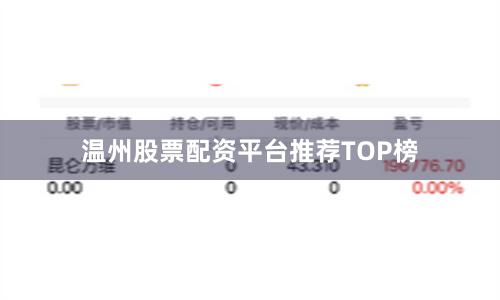 温州股票配资平台推荐TOP榜